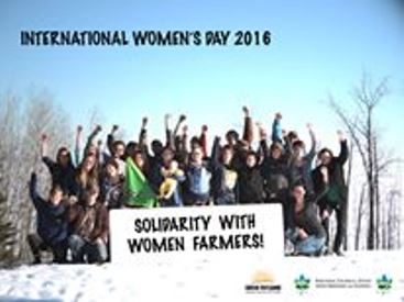 International Women’s Day Statement Youth of the NFU and Union Paysanne
